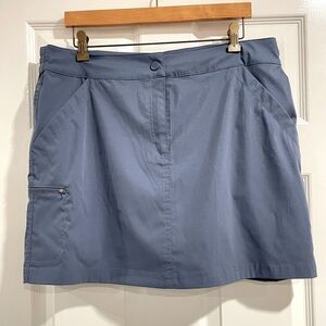 32 Degrees Cool Skort Skirt Golf Tennis Pickleball Blue Large